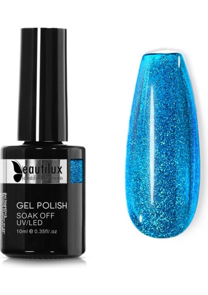 Kalıcı Oje Mermaid Shimmer Glitter B-159