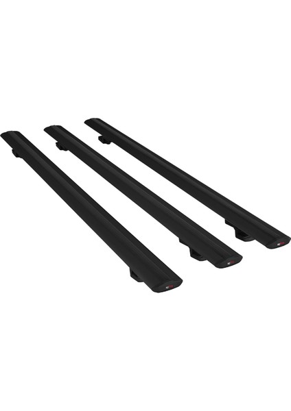 Mitsubishi Airtrek 2001-2008 Arası ile Uyumlu Basıc Model Universal Ara Atkı Tavan Barı Siyah 3 Adet