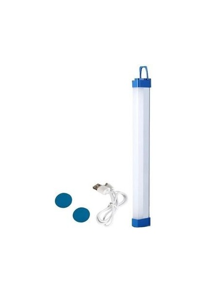 Şarzlı, 32 Cm, 20 Watt, Acil Yardım Modlu, Dimli, Tekne, Çadır, Tezgah Altı Armatür, USB Şarzlı