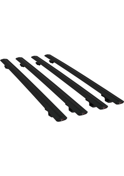 Mercedes Eqv (W447) 2019 ve Sonrası ile Uyumlu Basıc Model Ara Atkı Tavan Barı Siyah 4 Adet Bar