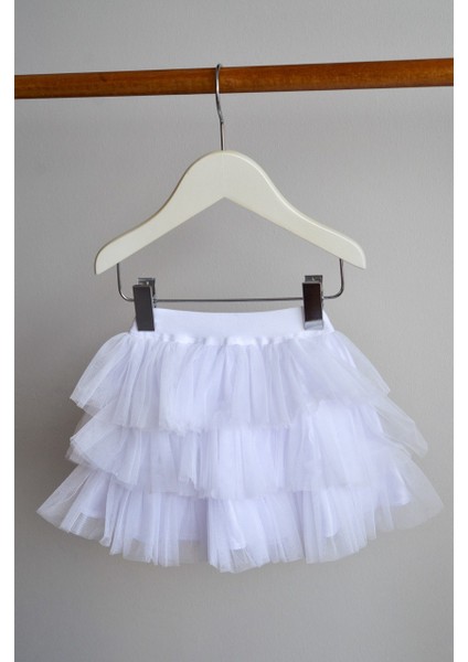 Kız Çocuk Beyaz Tütü Etek modelleri