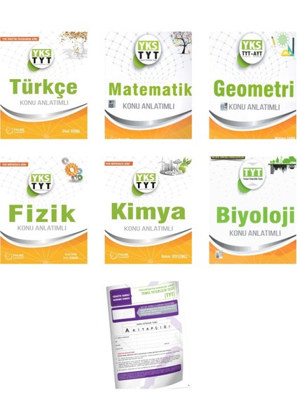 TYT Sayısal Konu Anlatım Seti -Türkçe - Matematik – Geometri - Fizik - Kimya - Biyoloji – TYT Deneme