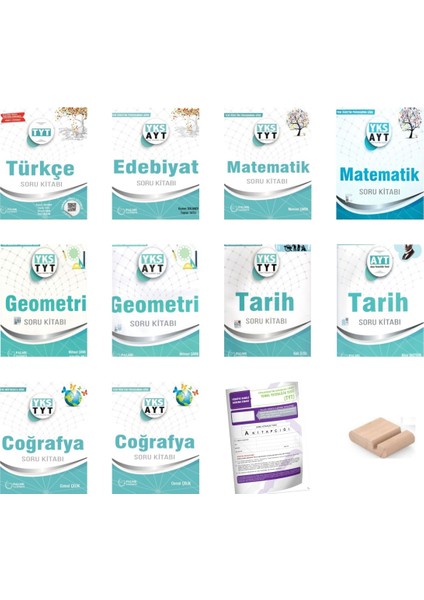 TYT-AYT Eşit Ağırlık Soru Bankası Türkçe Edebiyat Matematik Geometri Tarih Coğrafya - TYT Deneme