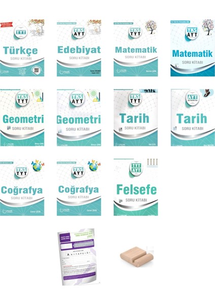 TYT-AYT Eşit Ağırlık Soru Bankası Türkçe Edebiyat Matematik Geometri Tarih Coğrafya Felsefe