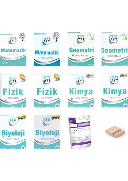 TYT-AYT Sayısal Soru Bankası Matematik - Geometri - Fizik - Kimya - Biyoloji - TYT Deneme