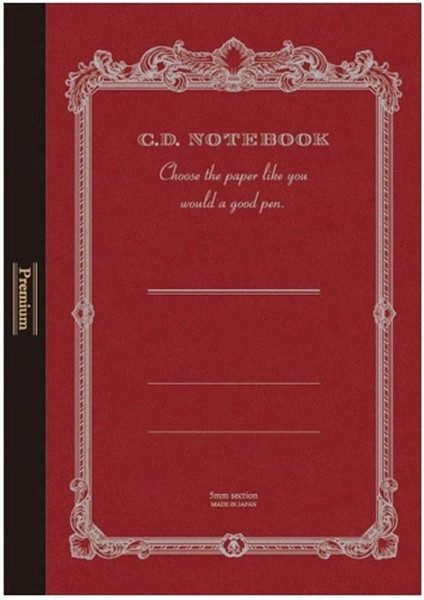 Premium CD A5 Defter Kırmızı Kareli