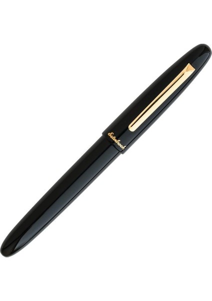 Estie Dolma Kalem Ebony Black Gold Stub 1.1 Uç