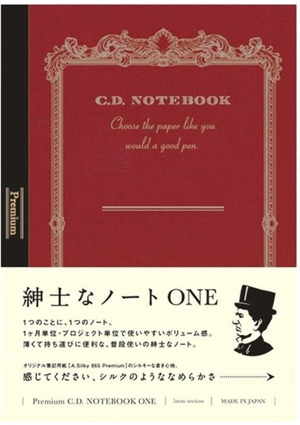 Premium CD One A6 Defter Kırmızı Kareli