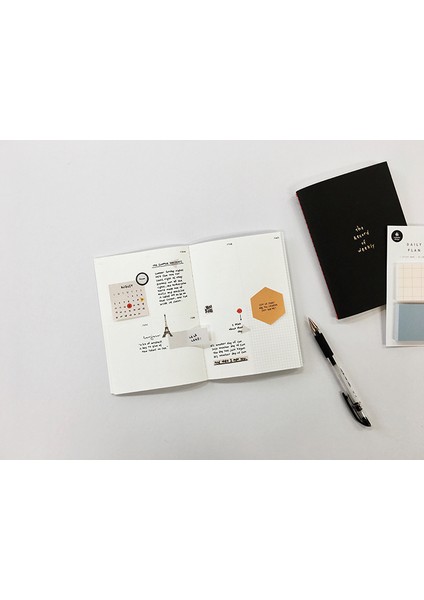 Design The Record Of Weekly Haftalık Tarihsiz Defter Siyah modelleri