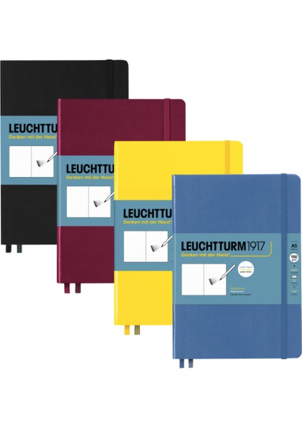LEUCHTTURM1917 Medium (A5) 112 Pages 150 Gsm Sketchbook Eskiz Defteri - Forest Green 370355 fiyatları