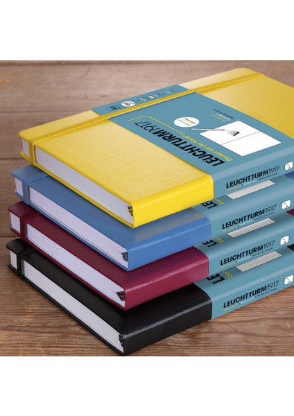 LEUCHTTURM1917 Medium (A5) 112 Pages 150 Gsm Sketchbook Eskiz Defteri - Forest Green 370355 modelleri