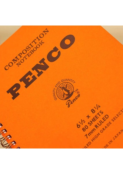 Coil Composition Notebook Orange A5 Çizgili Telli Defter