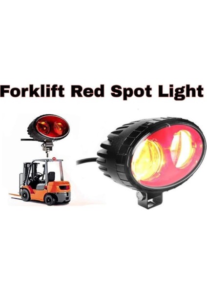 Forklift Red Spot Kırmızı Güvenlik Işığı 10-80V