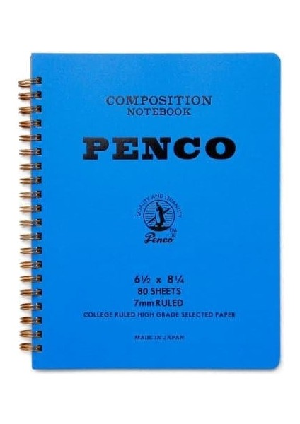 Coil Composition Notebook Blue A5 Çizgili Telli Defter