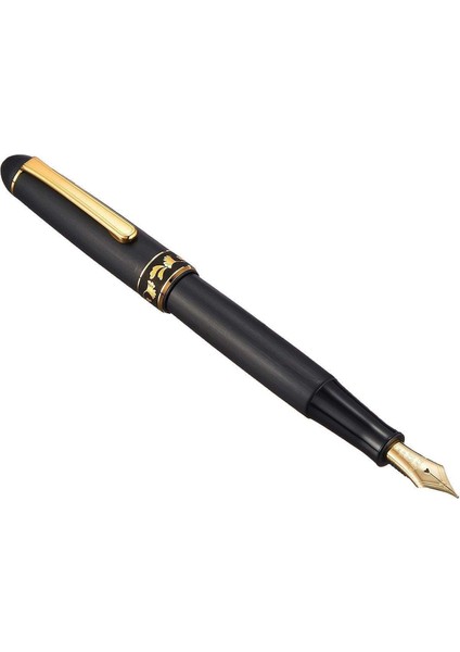 Dolma Kalem 3776 Century Golden Gingko Motifli 18K Altın Uç M