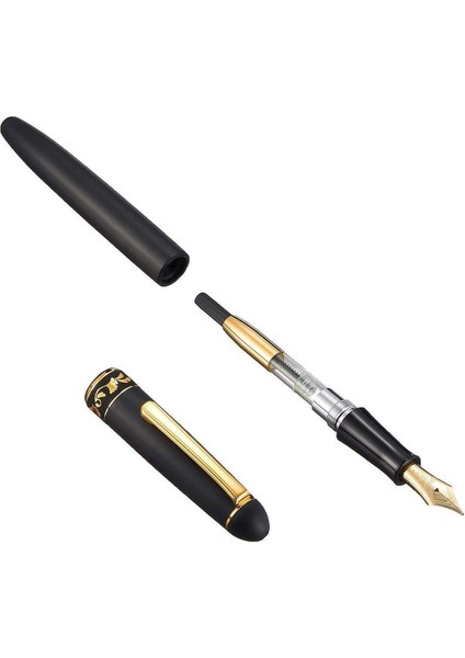 Dolma Kalem 3776 Century Golden Gingko Motifli 18K Altın Uç M