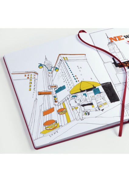 LEUCHTTURM1917 Sketchbook Landscape Medium A5 112 Pages 210 X 145 MM FOREST Green 370358