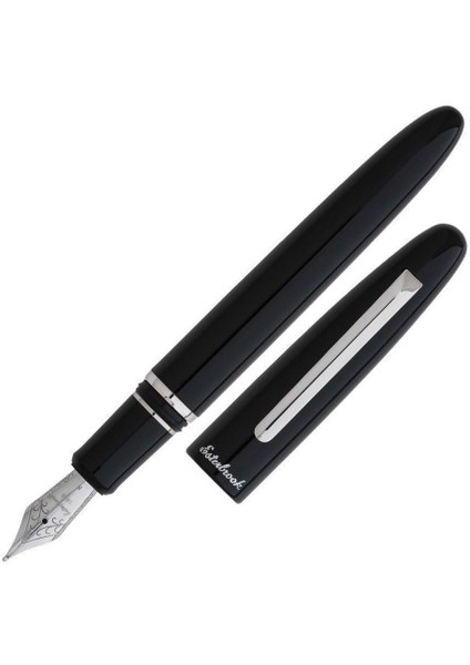 Estie Dolma Kalem Ebony Black Palladium Oversize Stub 1.1 fiyatları