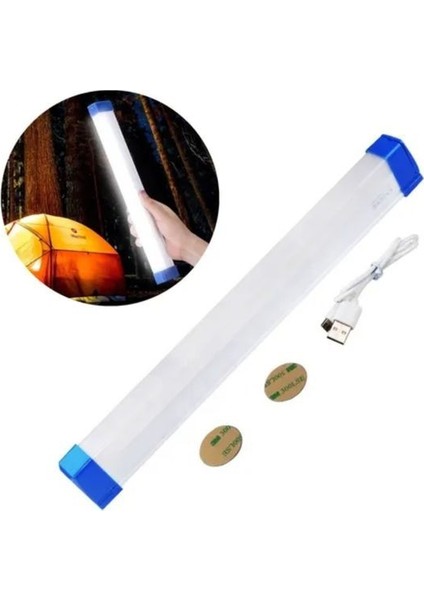 Şarzlı, 52 Cm, 20 Watt, Acil Yardım Modlu, Dimli, Tekne, Çadır, Tezgah Altı Armatür, USB Şarzlı