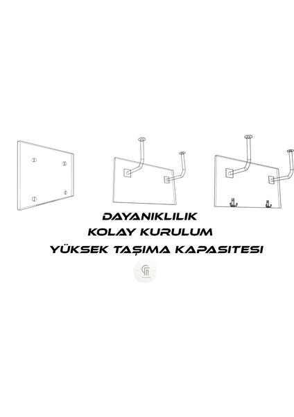 Motorsiklet Kask Askılığı -Ikili Kask Askısı- -