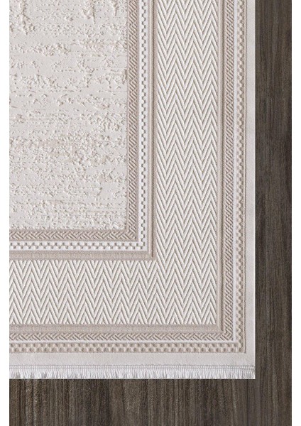Murano 09165D Krem Bej Çizgi Desenli Yün Halı fiyatları