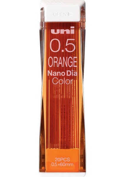 Uni Nano Dia  0.5 mm Kalem Ucu - Orange