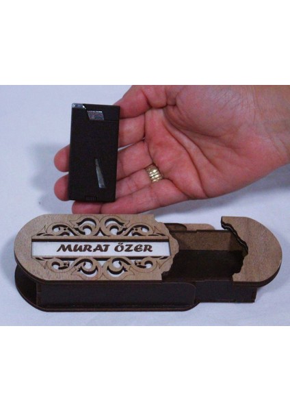 Çakmak Kişiye Özel Isim Yazılı ve Mdf Tasarım Kutulu No:79