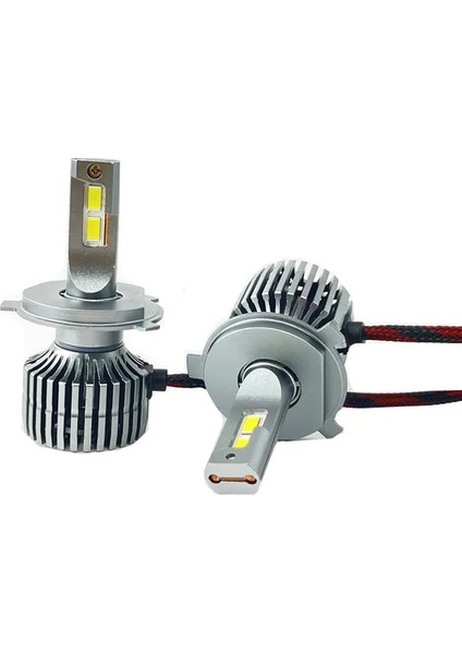 H4 Vrpro Silver 6000K-6500K Saf Beyaz Işık LED Zenon 18000LÜMEN 60W Garantili Ürün 12-24V