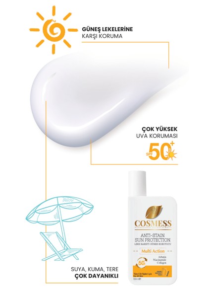 Sun Ess 50SPF Leke Karşıtı Güneş Koruyucu