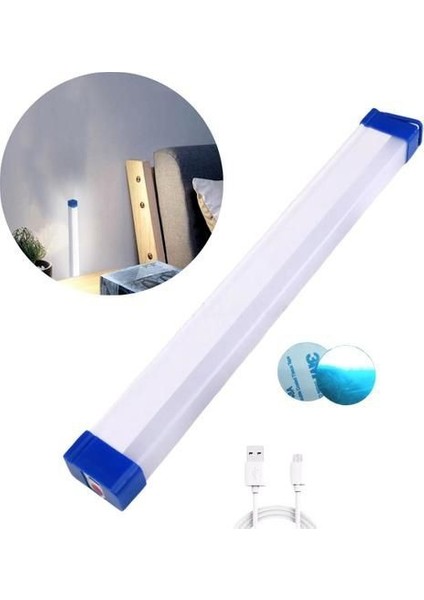 72 Cm, 30 Watt, Şarjlı, Acil Yardım Modlu, Dimli, Tekne, Çadır, Tezgah Altı, Dolap Içi LED Aplik