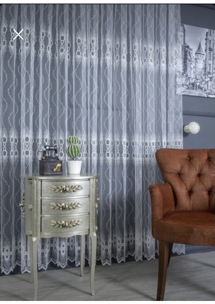 Sanal Nakışlı Tül Perde (Sık 1x3 Pile) fiyatları