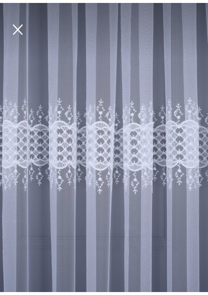 Sanal Nakışlı Tül Perde (Sık 1x3 Pile) fırsatları