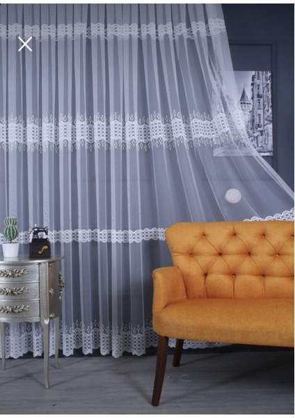 Sanal Nakışlı Tül Perde (Normal 1x2,5 Pile) fiyatları