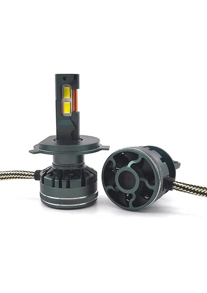 H4 Vrpro Forte 6000K-6500K Saf Beyaz Işık LED Zenon 18000LÜMEN 60W Garantili Ürün 12-24V