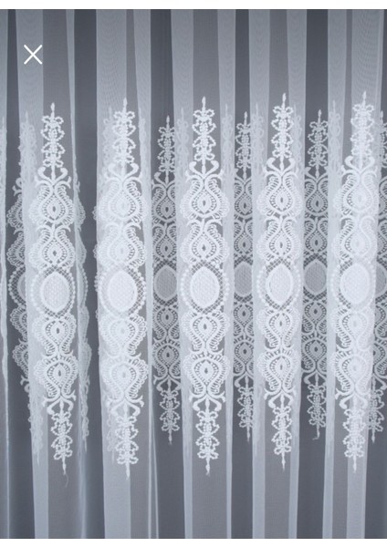 Sanal Nakışlı Tül Perde (Sık 1x3 Pile) fırsatları