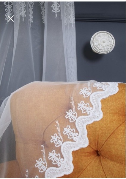 Sanal Nakışlı Tül Perde (Sık 1x3 Pile) indirimleri