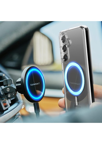 Samsung Galaxy S24 Kılıf Magsafe Özellikli Şeffaf Silikon Kapak fırsatları