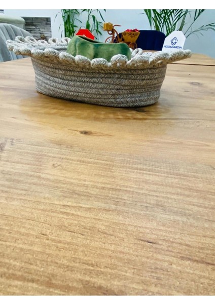 Hasır, Jüt,Çirtikli Sepet, Dolap Içi, Düzenleyici, Saklama Sepeti, Ekmek Sepetı,30 x 20 x 16 fırsatları
