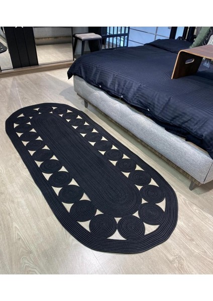 Hasır Jüt Halı El Örgüsü Halı Kilim Yıkanabilir Çift Taraflı Oval fiyatları