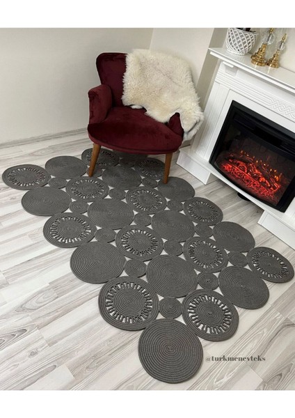 Hasır Jüt Halı El Örgüsü Halı Kilim Yıkanabilir Çift Taraflı fiyatları