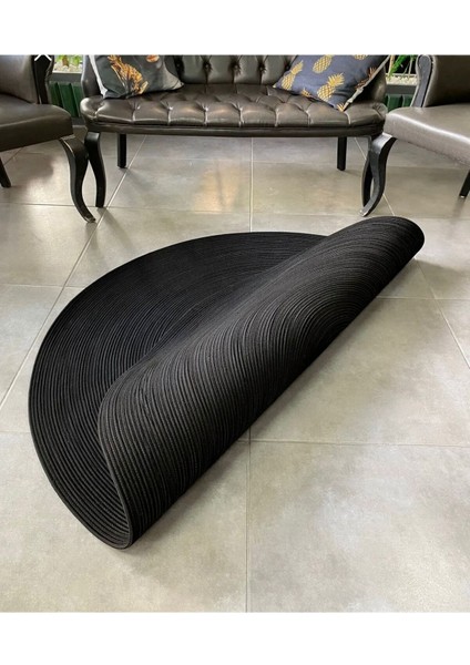 Hasır Jüt Halı El Örgüsü Halı Kilim Yıkanabilir Çift Taraflı Yuvarlak modelleri