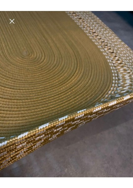 Hasır Jüt Halı El Örgüsü Halı Kilim Yıkanabilir Çift Taraflı Oval fiyatları