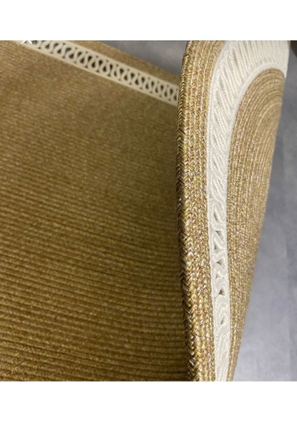 Hasır Jüt Halı El Örgüsü Halı Kilim Yıkanabilir Çift Taraflı Oval modelleri