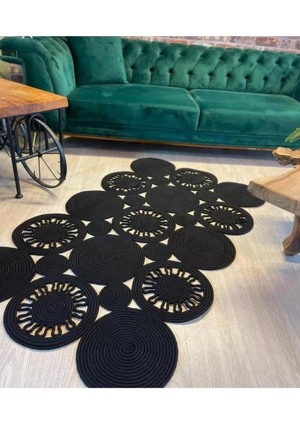 Hasır Jüt Halı El Örgüsü Halı Kilim Yıkanabilir Çift Taraflı fiyatları