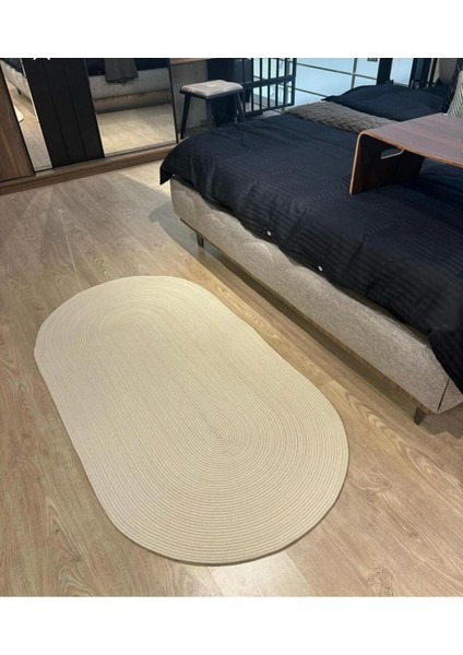 Hasır Jüt Halı El Örgüsü Halı Kilim Yıkanabilir Çift Taraflı Oval fırsatları
