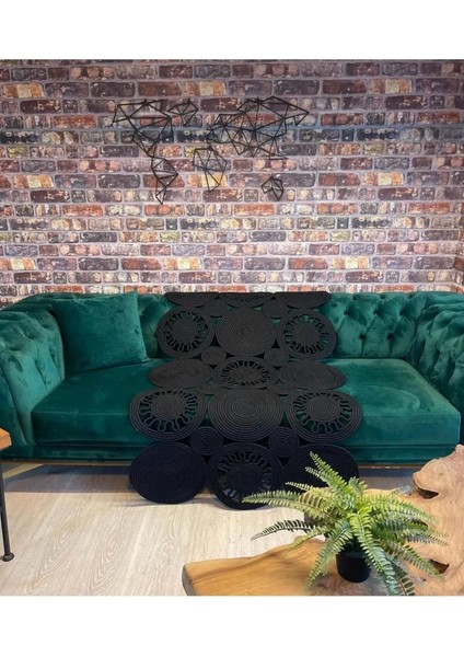 Hasır Jüt Halı El Örgüsü Halı Kilim Yıkanabilir Çift Taraflı fırsatları