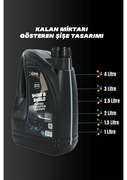 Lime Cleaner Torpido Temizleyici ve Parlatıcı - 4 Litre