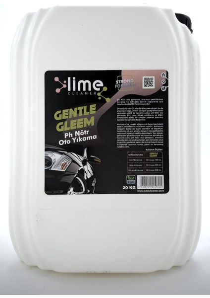 Lime Cleaner Ph Nötr Oto Şampuanı - 20 kg