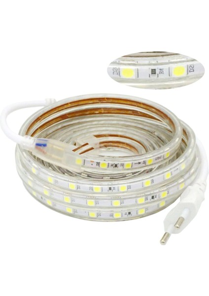 Hortum Esnek Şerit Led 3 Metre Gün Işığı + 220 Volt Fiş fiyatları