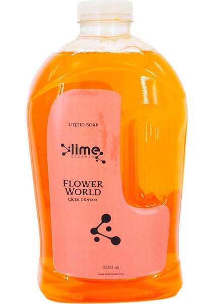 Lime Cleaner Çiçek Dünyası Sıvı Sabun 2.5 ml